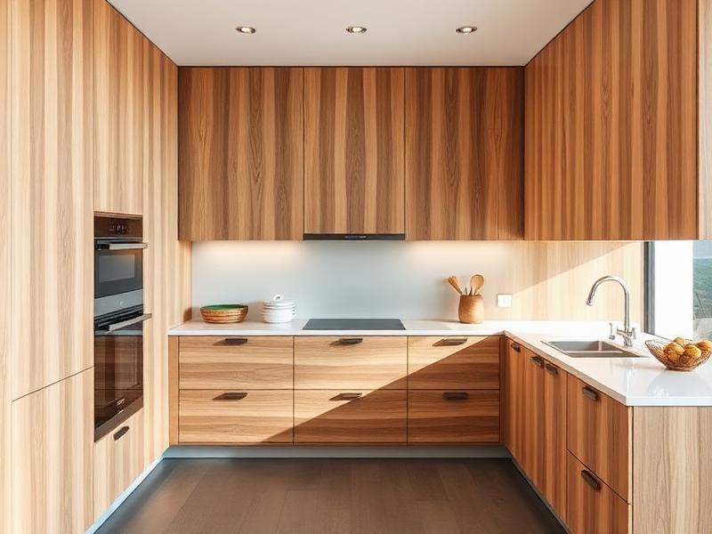 Cuisine bois contemporaine
